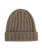 Cappello a Coste in Cashmere - Taupe