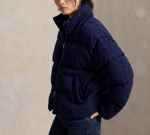 Giacca Polo Ralph Lauren trapuntata in lana e cashmere