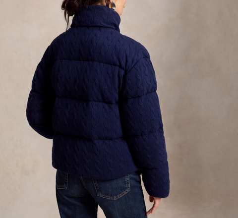 Giacca Polo Ralph Lauren trapuntata in lana e cashmere