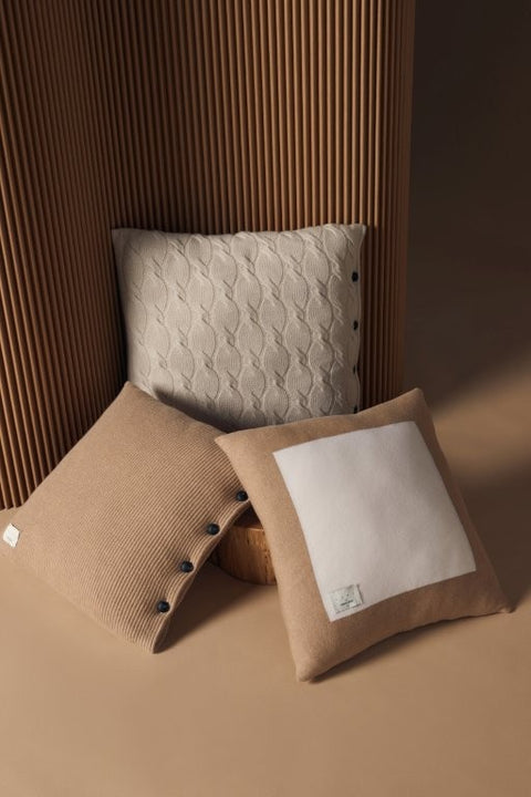 Cuscino in Puro Cashmere - Cammello
