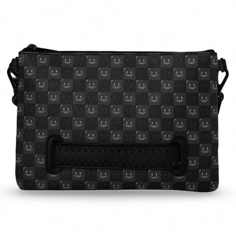 Sprayground Pochette Sharks In Paris Bubbly Black Check - vista 2