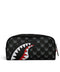 Sprayground Astuccio Sharks In Paris WTF Bubbly Black Check - vista 1