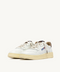 Sneakers Medalist Low – Pelle bianca e suede Chocolate Chip