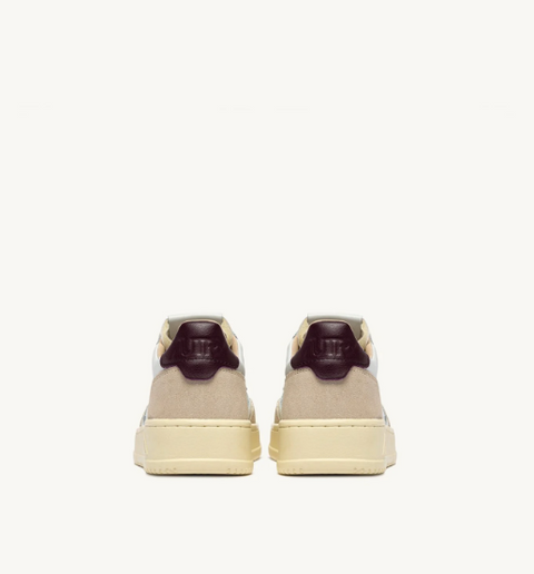 Autry Sneakers Medalist Low – Suede e pelle bianca e Fig