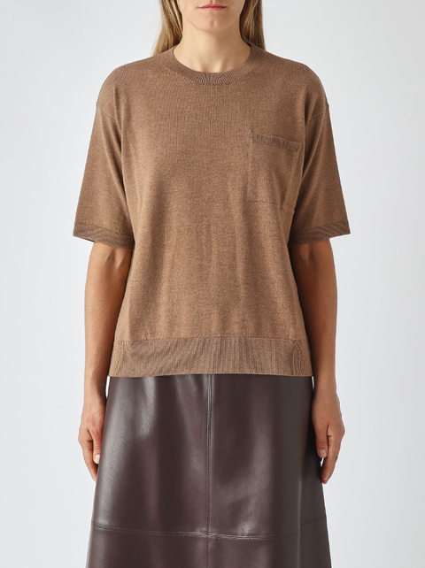 'S Max Mara Maglia Girocollo - Winter Camel Melange