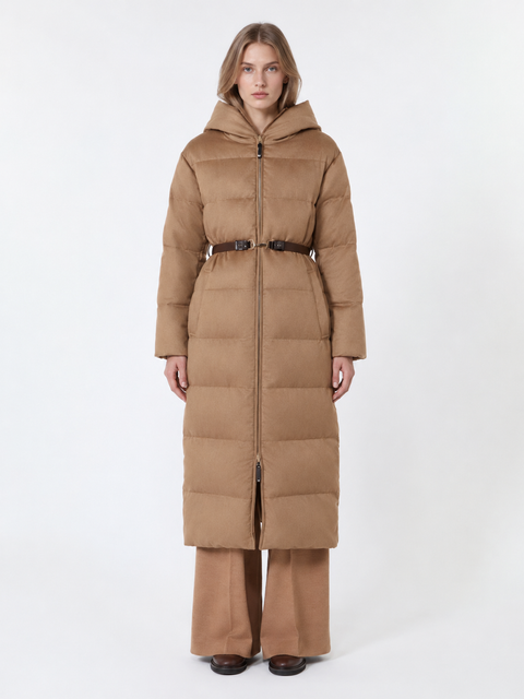 Max Mara The Cube Piumino Lungo Reversibile - Cammello