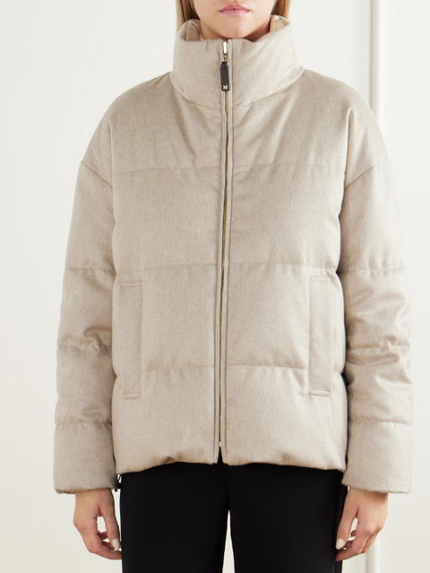 Max Mara The Cube Giacca Corta Imbottita Reversibile - Albino
