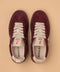 Sneakers Earth Hairy Suede Prugna Uomo