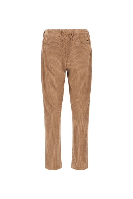 Herno Pantaloni in velluto a coste cammello