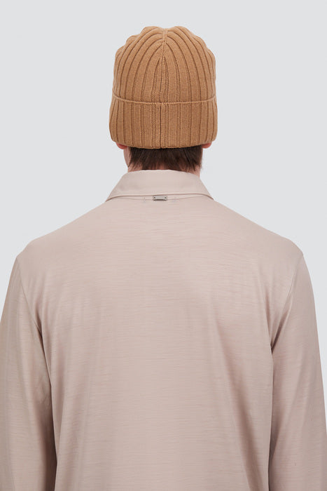 Herno Berretto in cashmere cammello