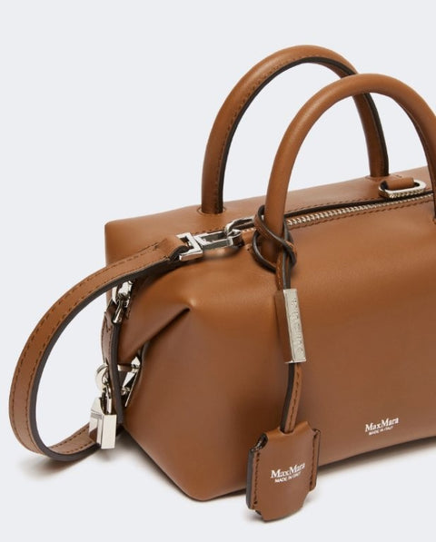 Borsa Holdall S in Pelle MM Brown
