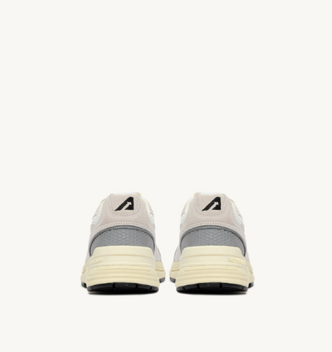 Autry Sneakers Hyperway – Mesh e suede bianco e argento