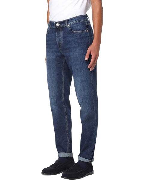 Pantalone Denim Cinque Tasche - Denim Scuro