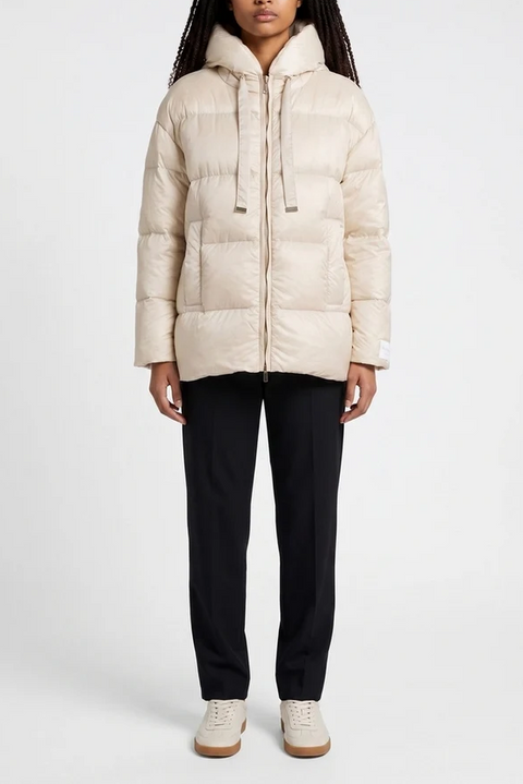Max Mara The Cube Giacca Corta Imbottita - Vaniglia
