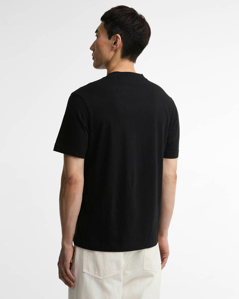 Barbour SMQ Rainey Graphic T-Shirt uomo nera - retro