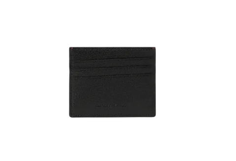 Portacarte in Pelle - Nero