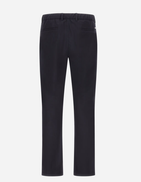 Herno Pantaloni Light Stretch Wooly neri