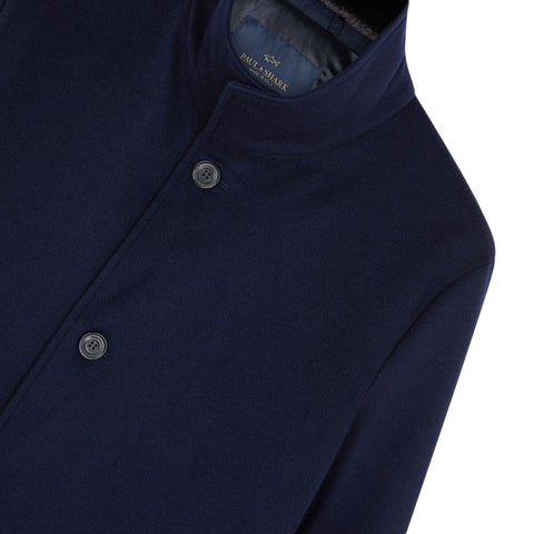 Cappotto Paul & Shark in cashmere Storm System blu navy