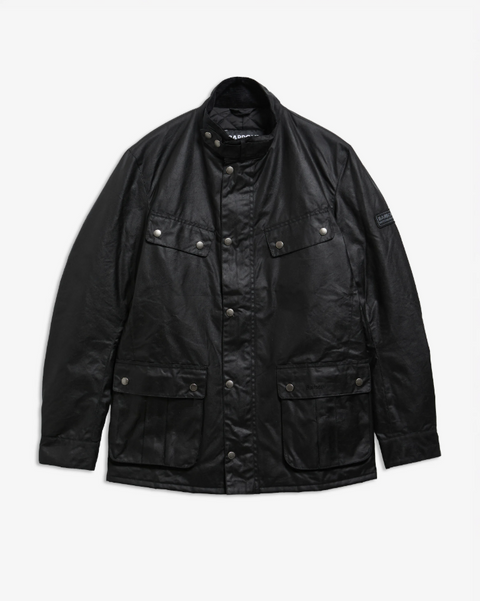 Barbour International Duke Giacca Cerata Nero