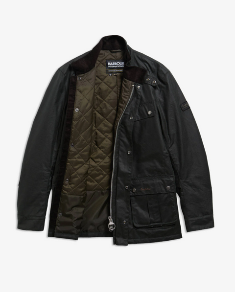 Barbour International Duke Giacca Cerata Sage