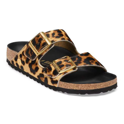 Birkenstock Arizona Fur Hex Leo Natural