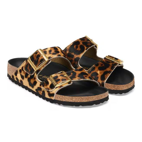 Birkenstock Arizona Fur Hex Leo Natural