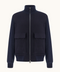 Blouson in lana e cashmere "Aliseo" Paul & Shark blu navy