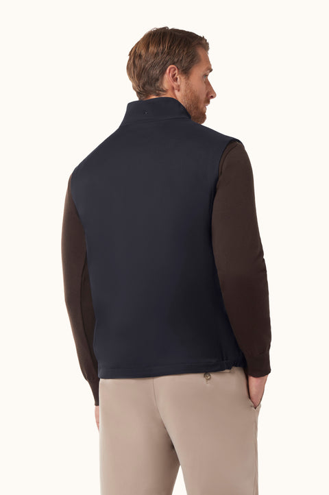 Gilet Paul & Shark Storm System blu navy