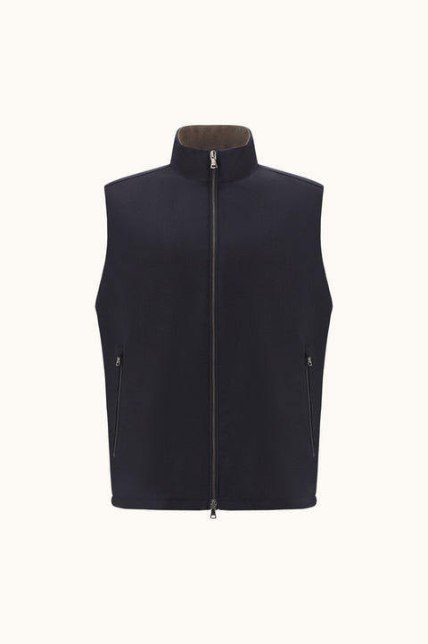 Gilet Paul & Shark Storm System blu navy
