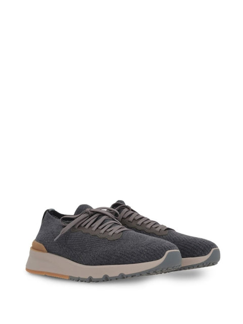 Runners in Lana Jacquard - Antracite