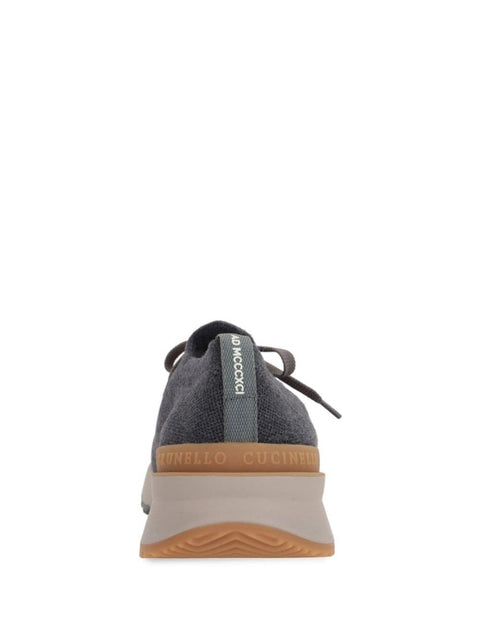 Runners in Lana Jacquard - Antracite
