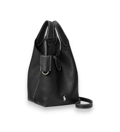 Borsa tote e a tracolla Ralph Lauren Play in pelle nera