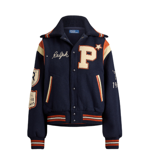 Giacca universitaria Polo Ralph Lauren in misto lana