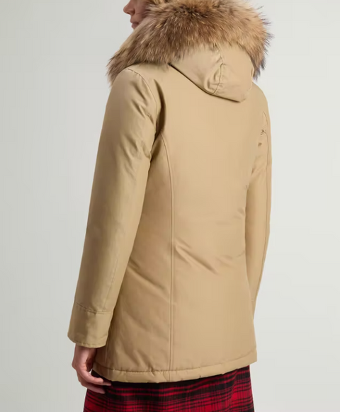 Woolrich Arctic Raccoon Parka - Gold Kaki