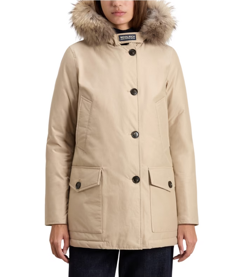 Woolrich Arctic Detachable Fur Parka - Oxford Tan