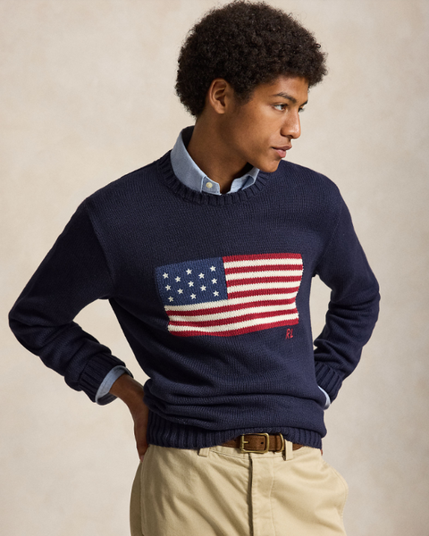 Polo Ralph Lauren Maglione iconico con bandiera