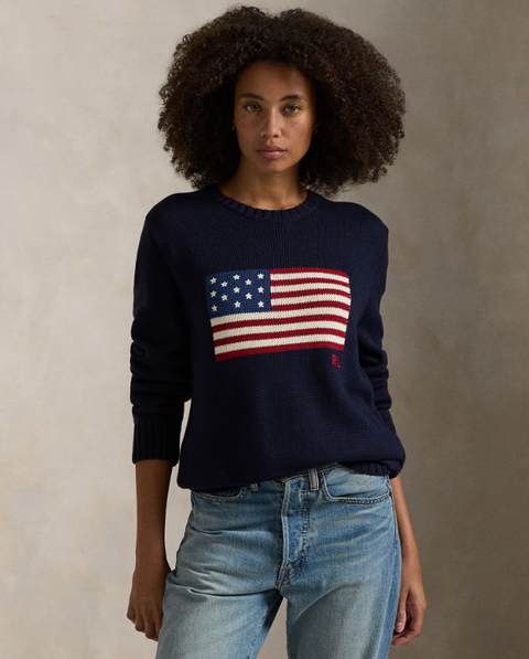 Polo Ralph Lauren Maglione iconico con bandiera