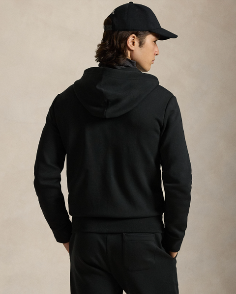 Felpa con cappuccio e zip integrale in doppia maglia Polo Ralph Lauren