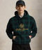 Polo Ralph Lauren Felpa con cappuccio Blackwatch e stemma ricamato