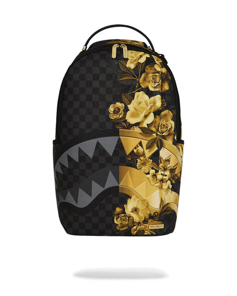 Sprayground Zaino Gold Floral Remix - vista 1