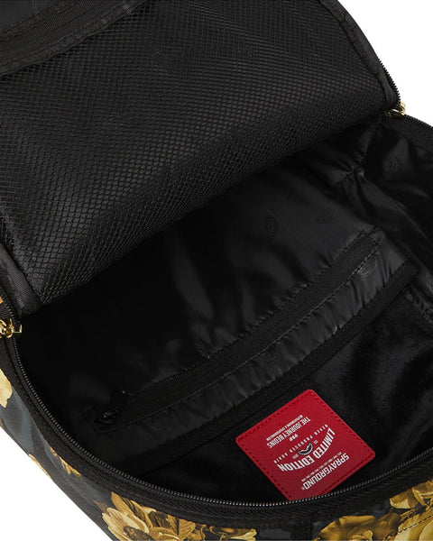 Sprayground Zaino Gold Floral Remix - vista 4