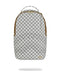 Sprayground Zaino Graff Embossed Cream Check - vista 1