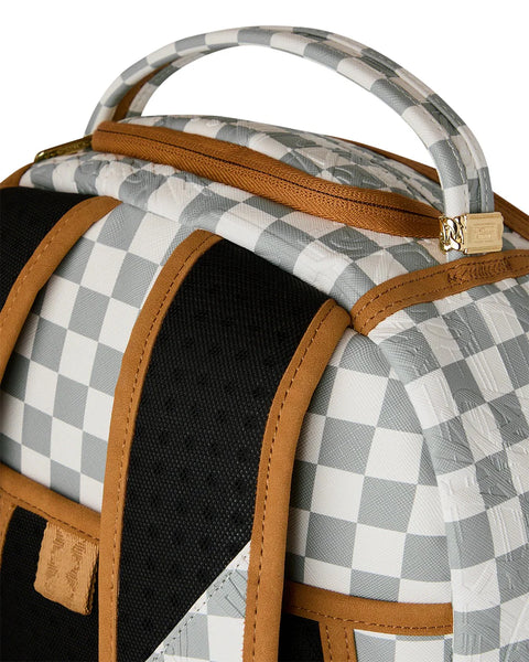 Sprayground Zaino Graff Embossed Cream Check - vista 3