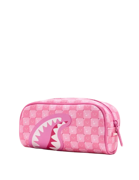 Sprayground Astuccio Pink New Check Faces - vista 2