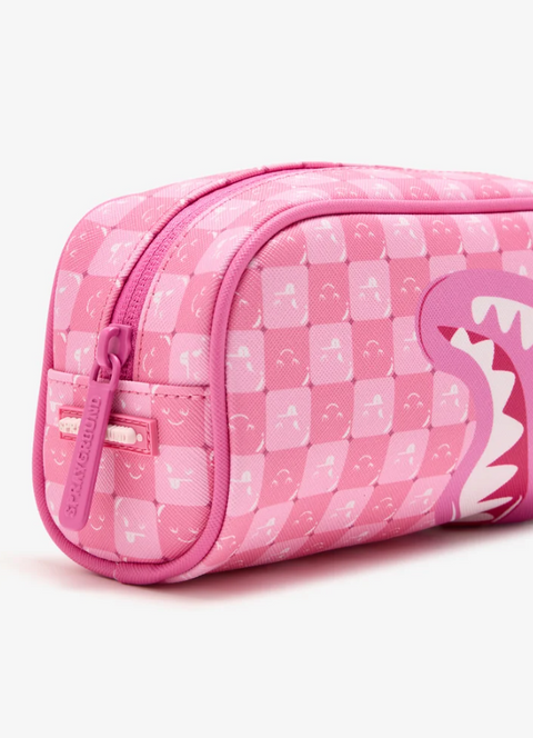 Sprayground Astuccio Pink New Check Faces - vista 3