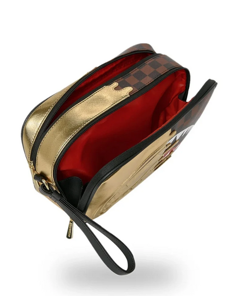 Sprayground Beauty Case Sharks In Paris Gold Drip - vista 3
