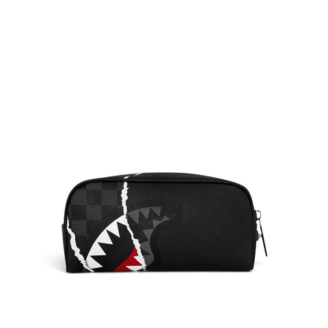Sprayground Astuccio Center Rip Revealing Gray Check - vista 2