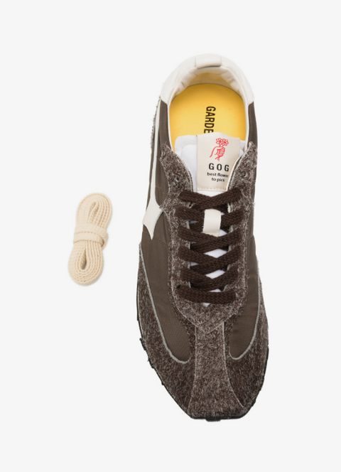 Sneakers Arcadia Hairy Suede Marrone Uomo