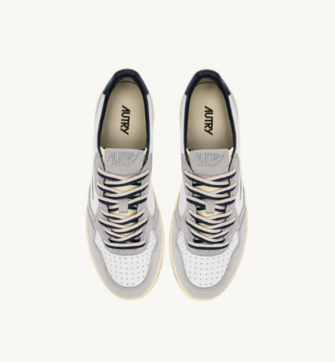 Sneakers Medalist Low – Suede e pelle Vapor e Space