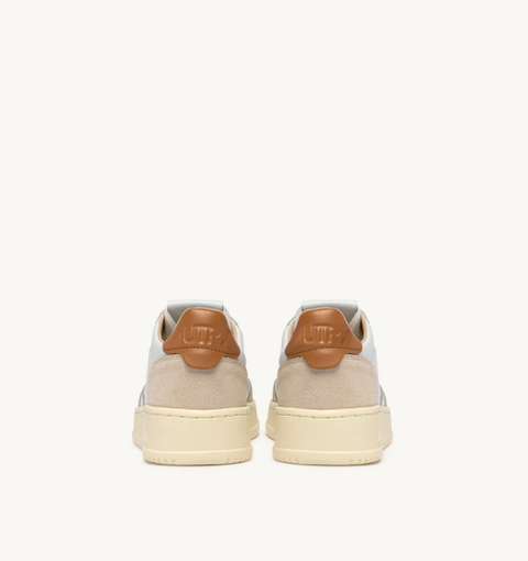Sneakers Medalist Low – Suede e pelle bianca e Lion